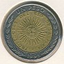 1 Peso Argentina 1995 KM# 112.2. Subida por Granotius